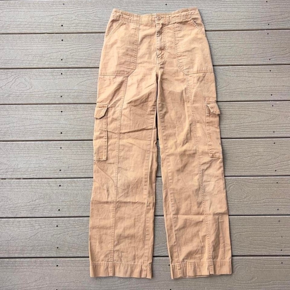 Abercrombie & Fitch Tan Cargo‎ Straight Leg Pants Women's 29/8R